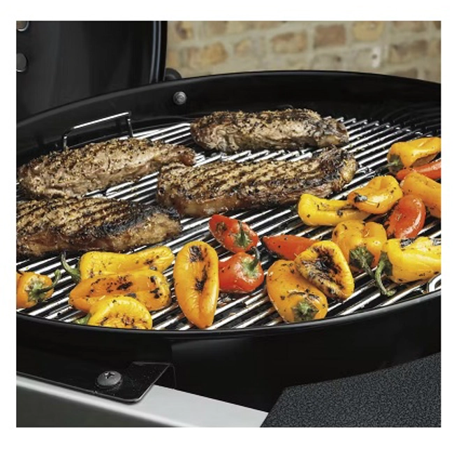 Vendita online Barbecue a carbone Weber Perfomer Deluxe GBS Ø 57 cm BLACK